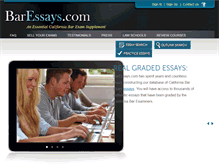 Tablet Screenshot of baressays.com